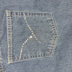 🌞 Liz Claiborne rhinestone pocket jeans 12